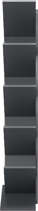 Raft librash Fyllo, ngjyrë antracit, 50x25x141.5cm