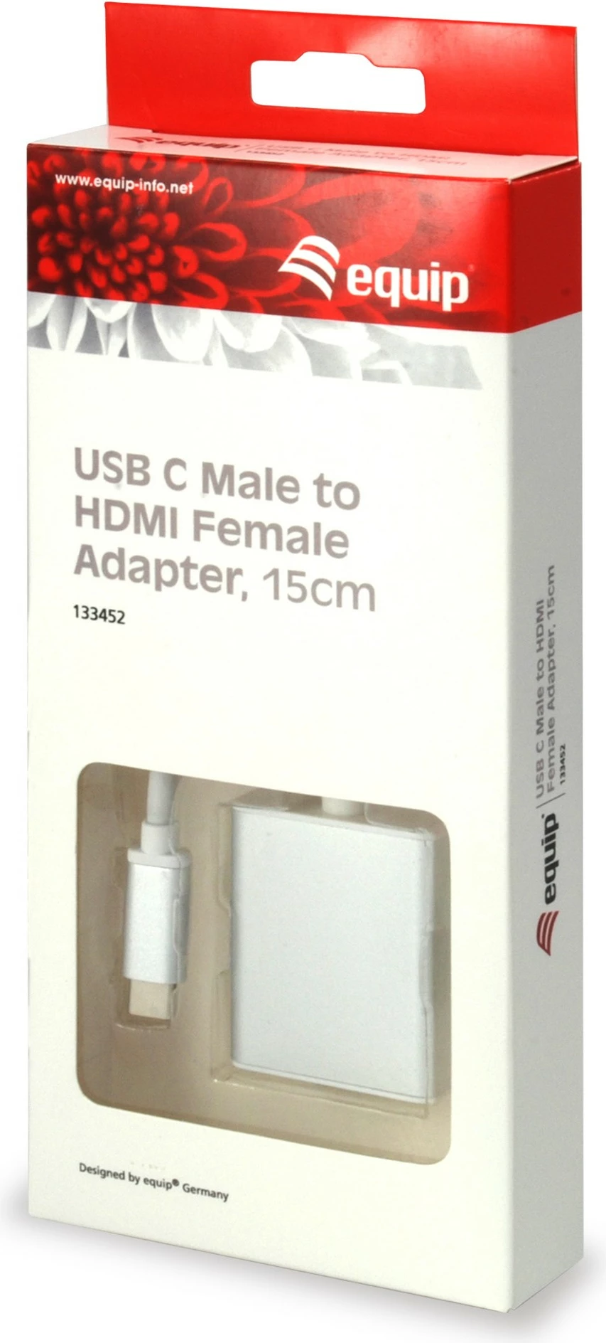 Adapter USB-C në HDMI Equip, 4K, i bardhë