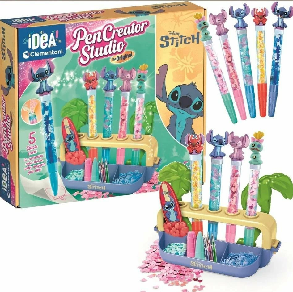 Set kreativ për krijim stilolapsash Clementoni Stitch Pen Factory 18218, 5 copë