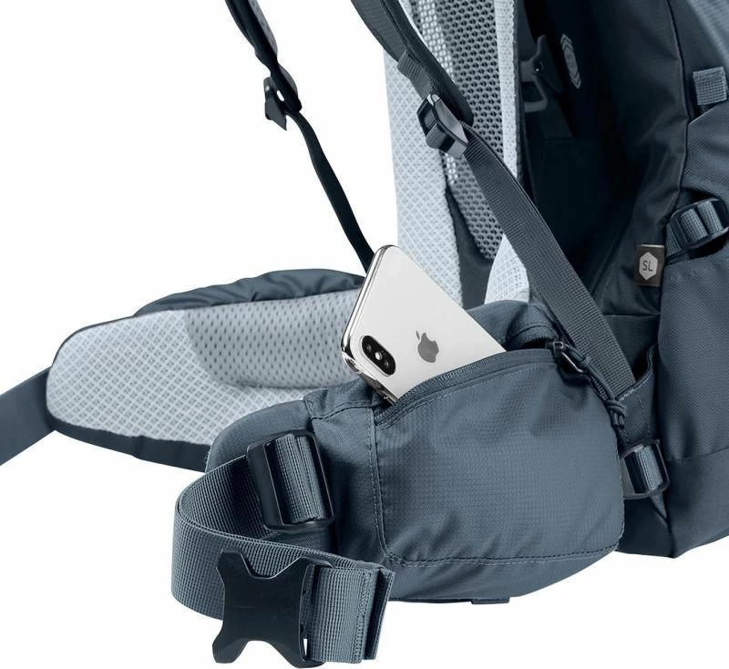 Çantë shpine Deuter, për femra dhe meshkuj, e zezë