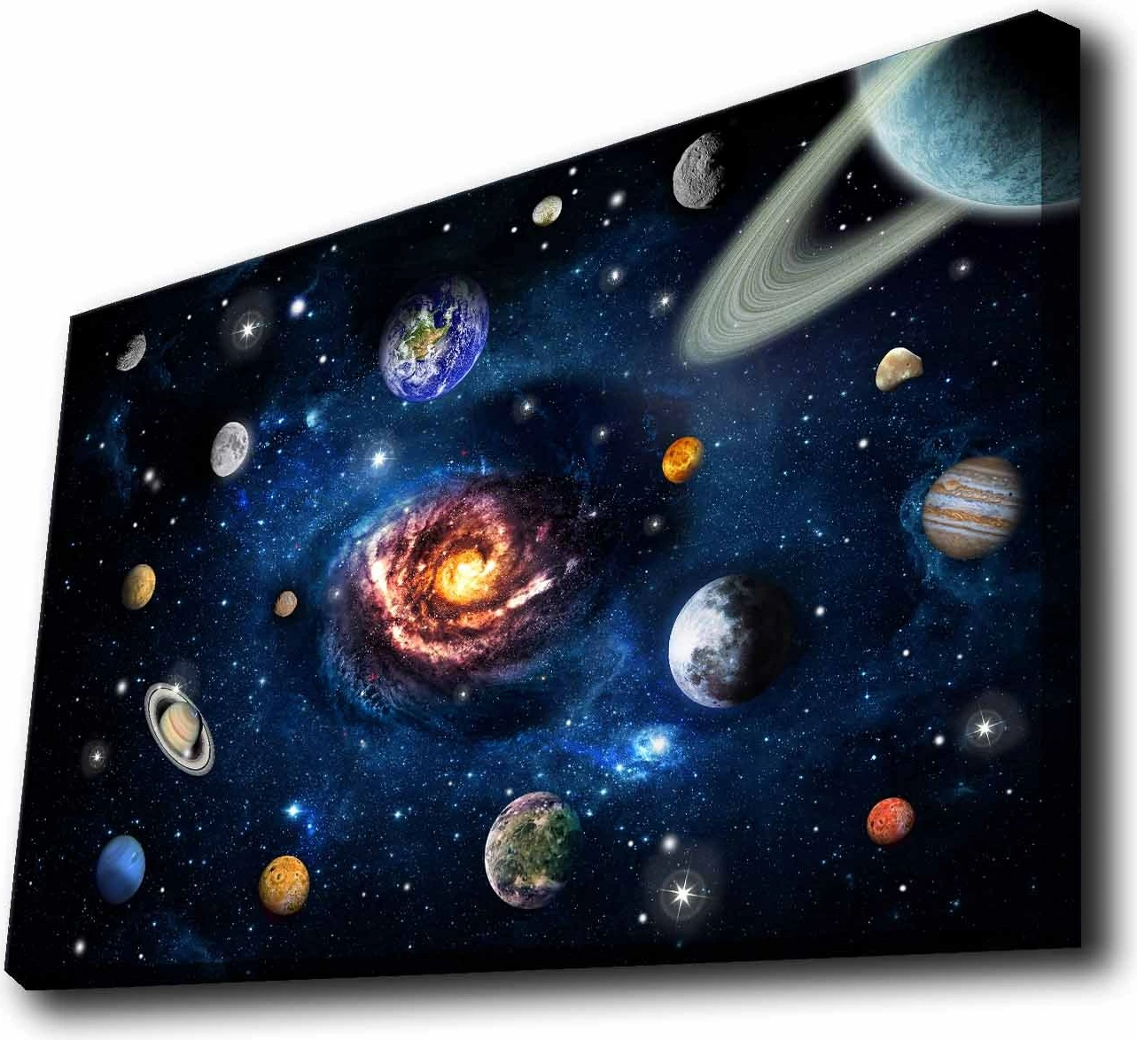 Pikturë dekorative me drita LED, shumëngjyrëshe, 45x70cm, 4570KTLGDACT-019