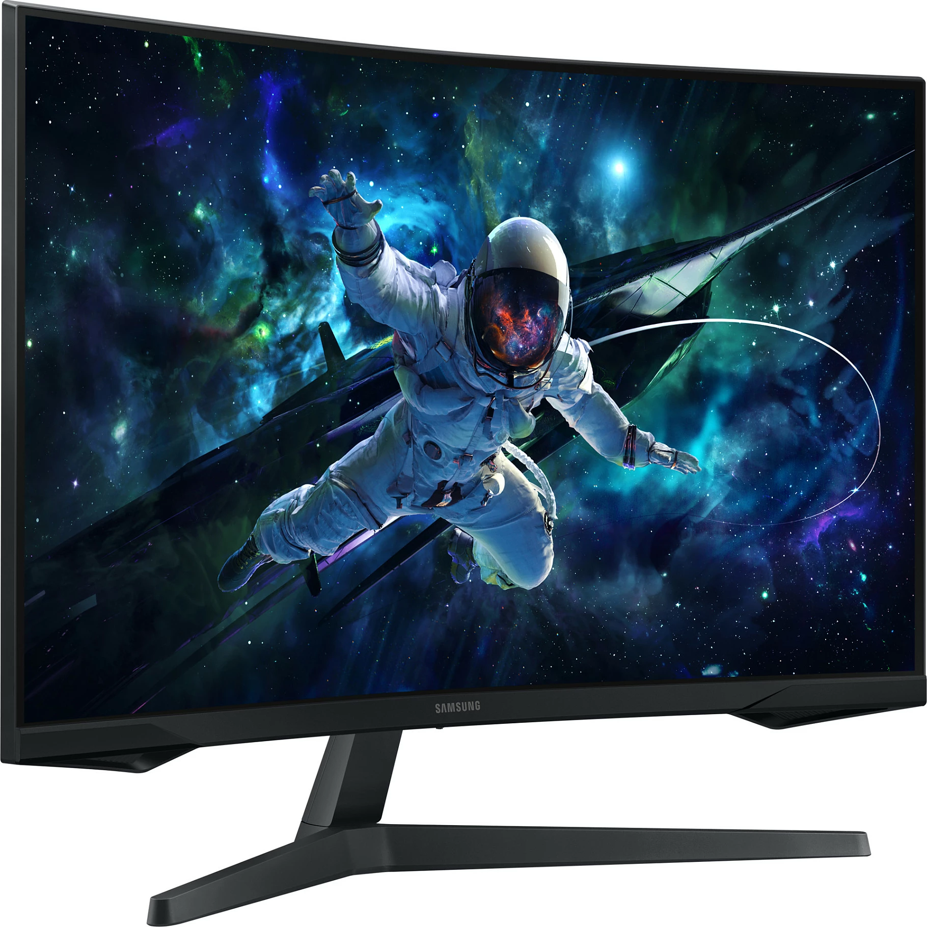 Monitor Samsung S32CG554EU, 32", 2560 x 1440 pixels, Wide Quad HD, LED, 1 ms, e zezë