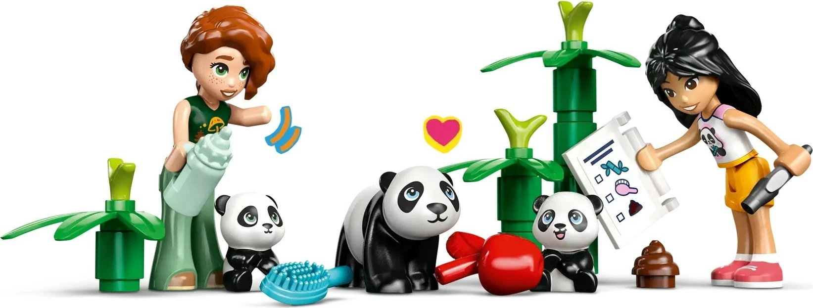 Set LEGO Friends Panda Sanctuary Animal Care 42648, 243 pjesë, për fëmijë, shumëngjyrësh