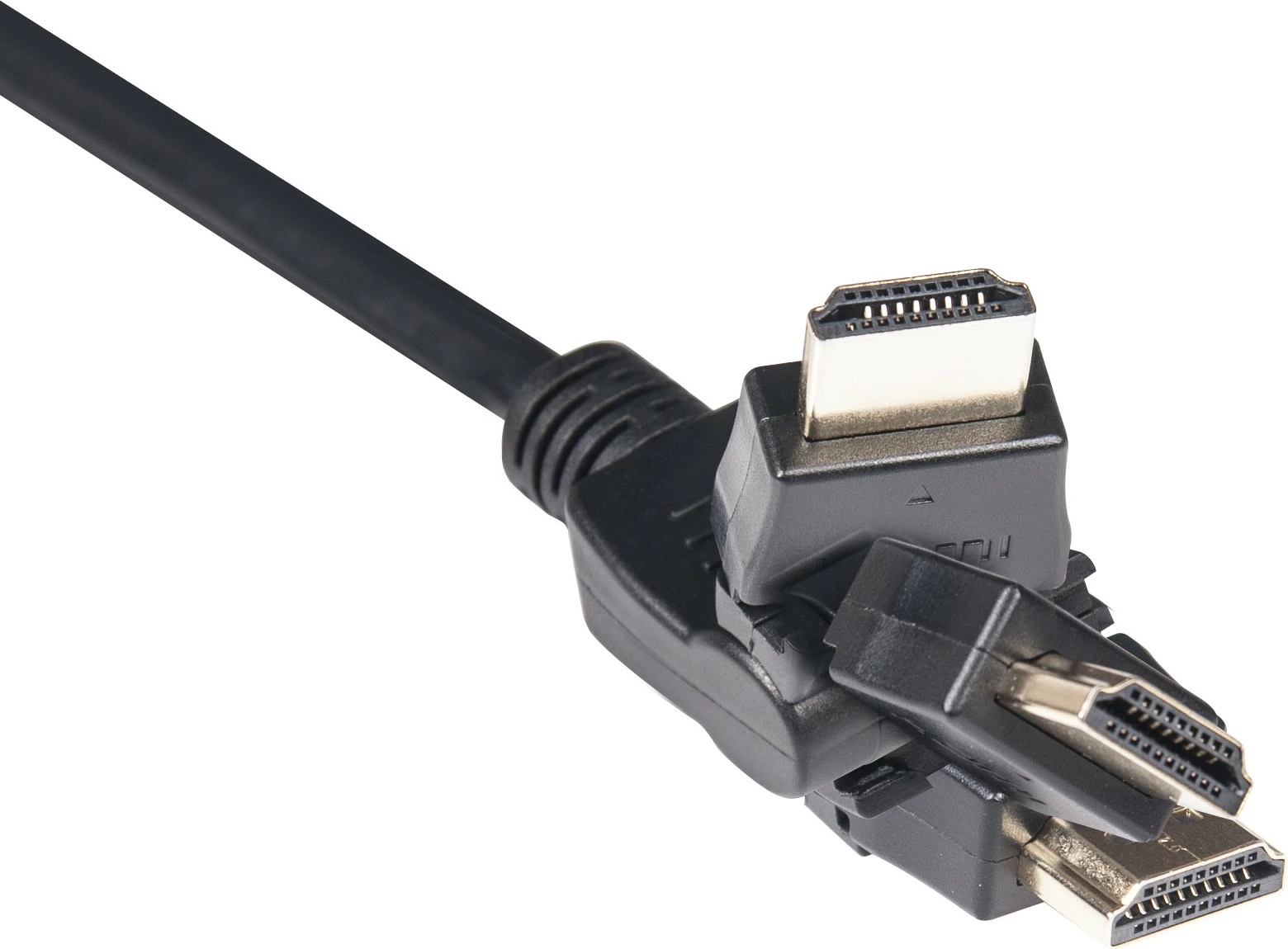 Kabllo HDMI Club3D 2.0, 2m, rrotulluese, e zezë