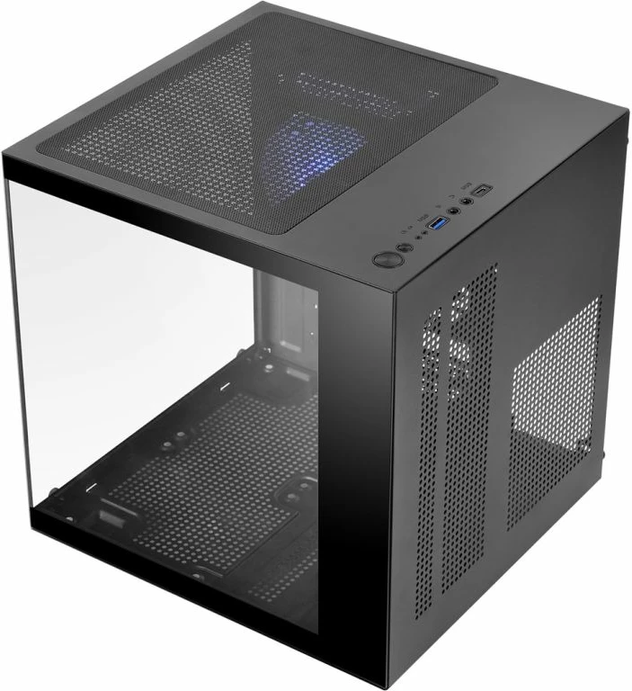 Kasë PC TACENS Mars MC-CUBE, e zezë