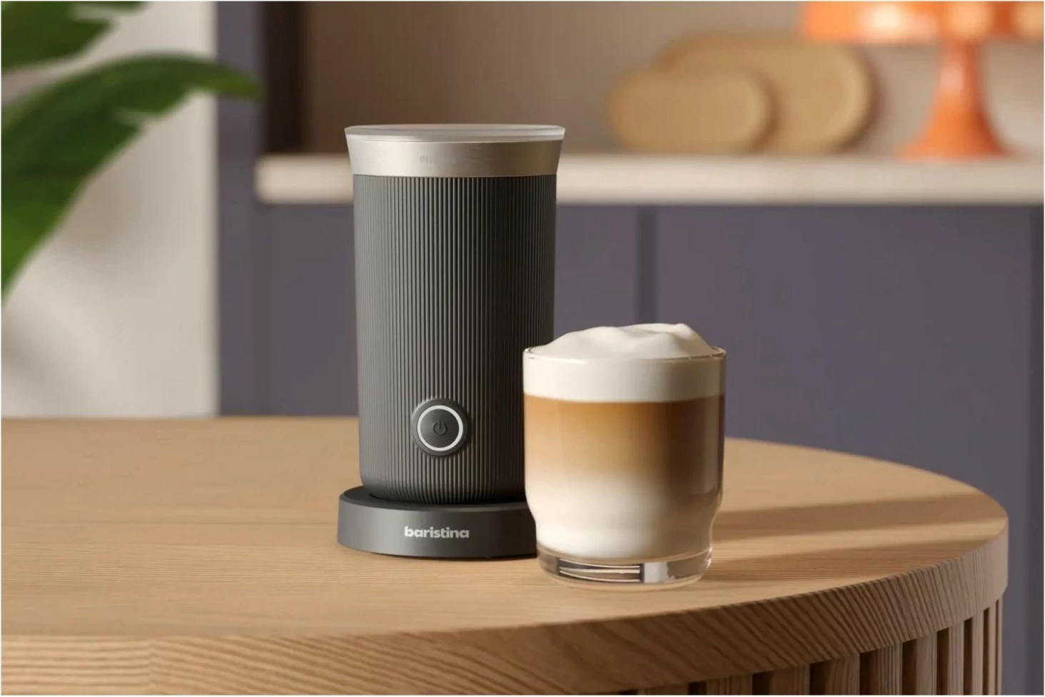 Makineri për shkumë qumështi Philips Baristina BAR311/60, elektrike, 120ml, e zezë