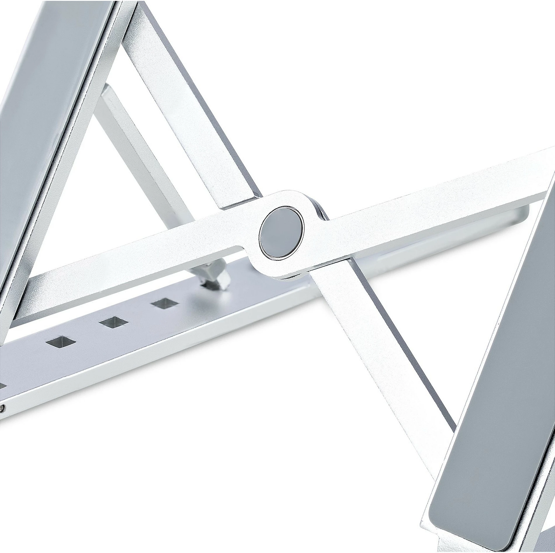 Mbajtëse laptopi StarTech Foldable Laptop Riser Stand, alumin, rregullim këndi 15-84°, deri 10 kg, Silver