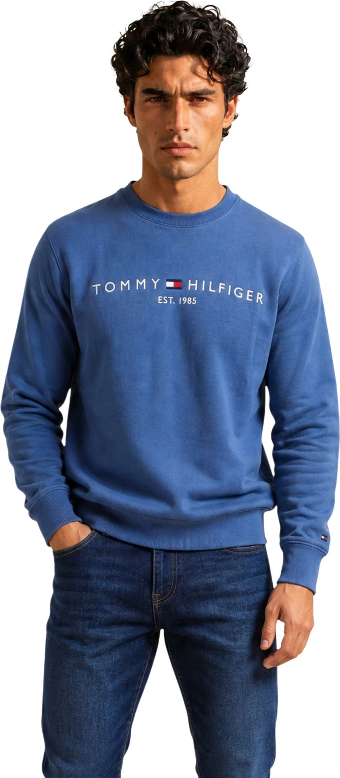 Duks për meshkuj Tommy Hilfiger MW0MW11596, i kaltër