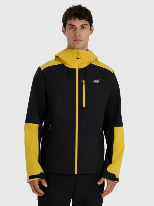 Jakne softshell për meshkuj 4F, e zezë