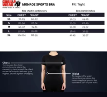 Sports bra Gorilla Wear,e zezë