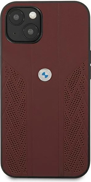 Mbështjellës BMW BMHCP13MRSPPR për iPhone 13, 6.1", lëkurë, i kuq