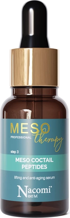 Serum për fytyrë Nacomi Meso Lifting Cocktail me Peptide Complex për femra, 15ml