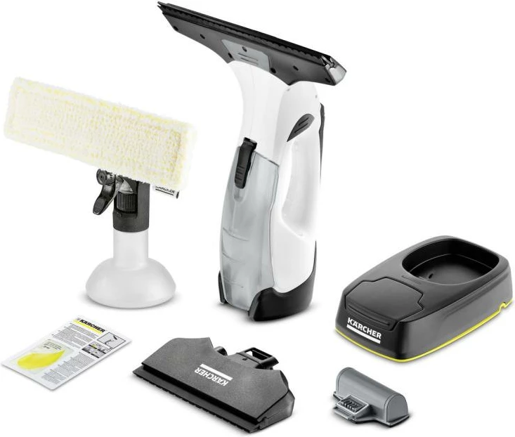 Pastrues dritaresh pa kabllo, Kärcher WV 5 Plus N (1.633-702.0), komplet aksesorësh, bardh e zi