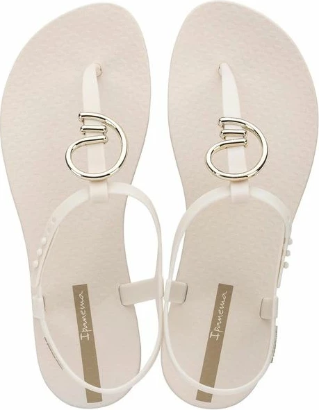 Sandale për femra Ipanema, bezhë me ari