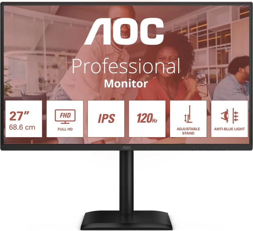 Monitor AOC 27E4U, 27", IPS, 120Hz, FHD, i zi