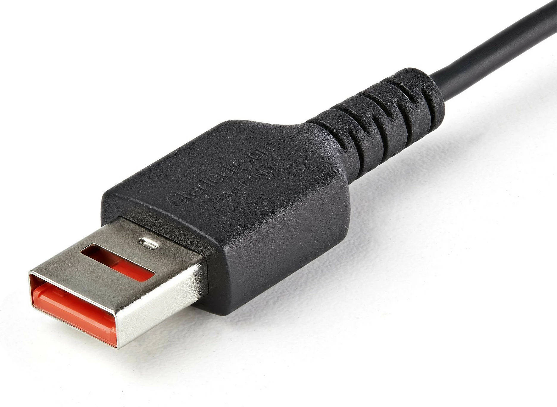 Kabllo karikimi e sigurt StarTech USBSCHAC1M, USB-A në USB-C, 1m, 2.4A (12W), e zezë