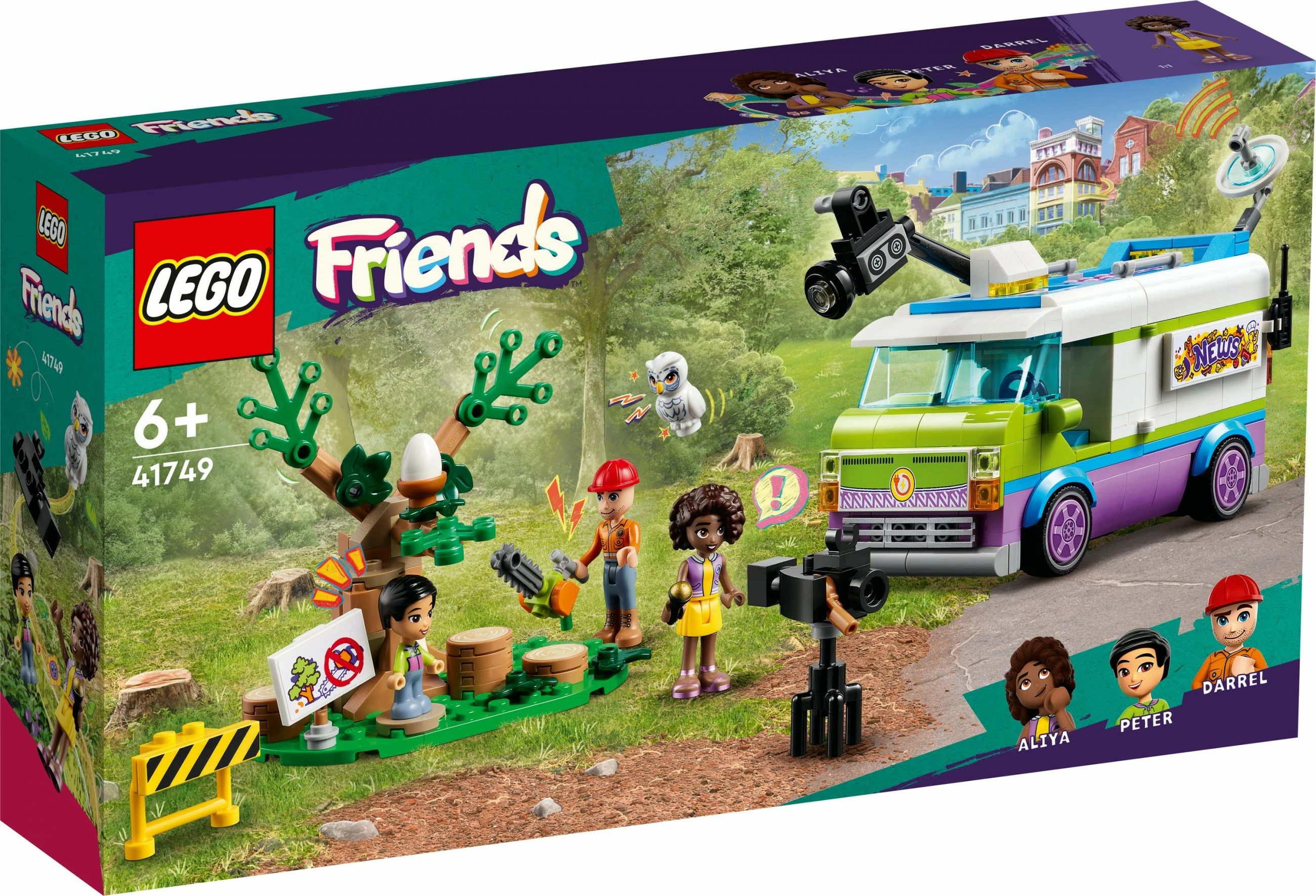 Set ndërtimi LEGO Friends 41749 Nachrichtenwagen, multikolor