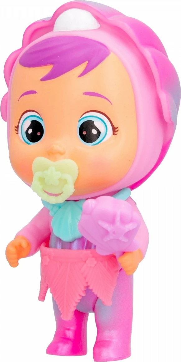 Kukull Cry Babies Magic Tears Shiny Shells Coralinela, Tm Toys, IMC910324, plastikë, pa bateri