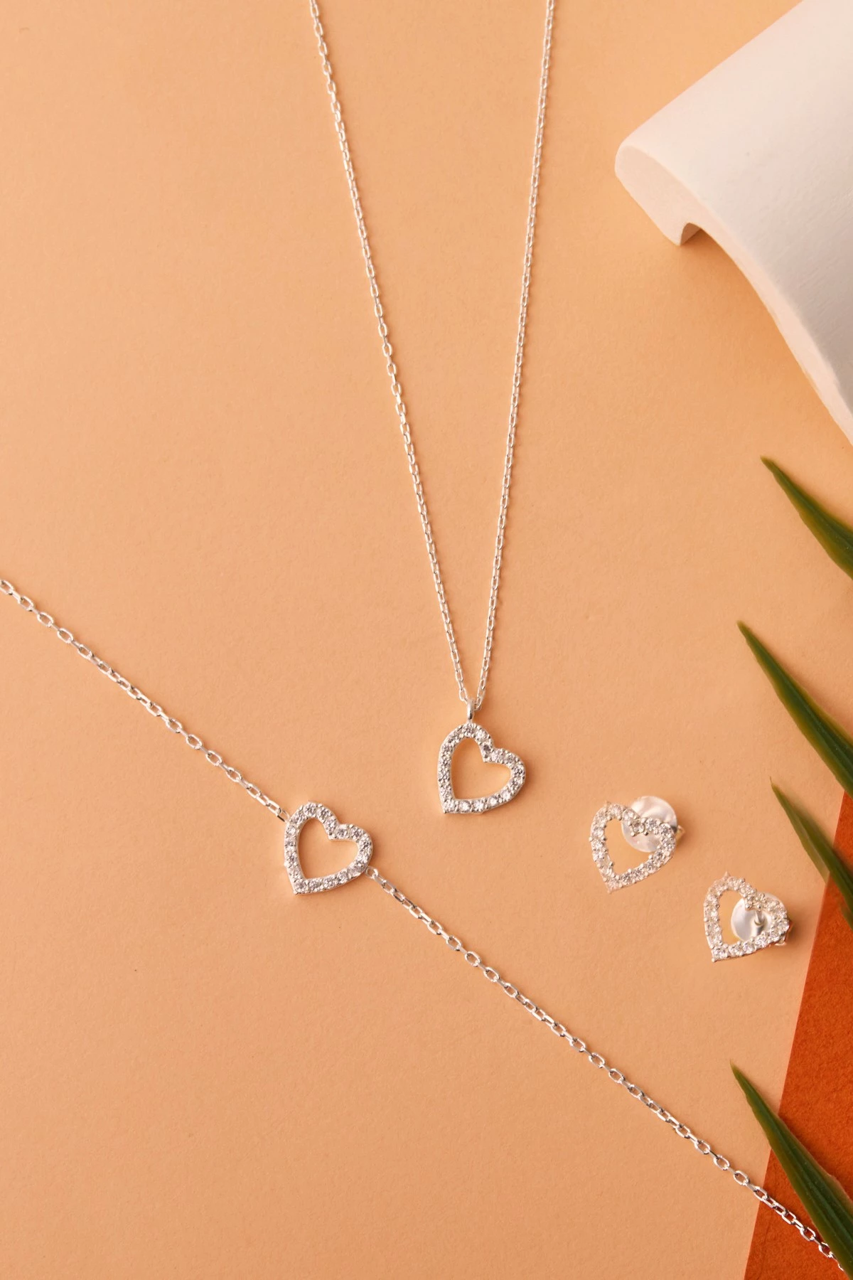 Set varëse, byzylyk e vathë argjendi Elika Silver, ELKSET80075, ngjyrë argjendi