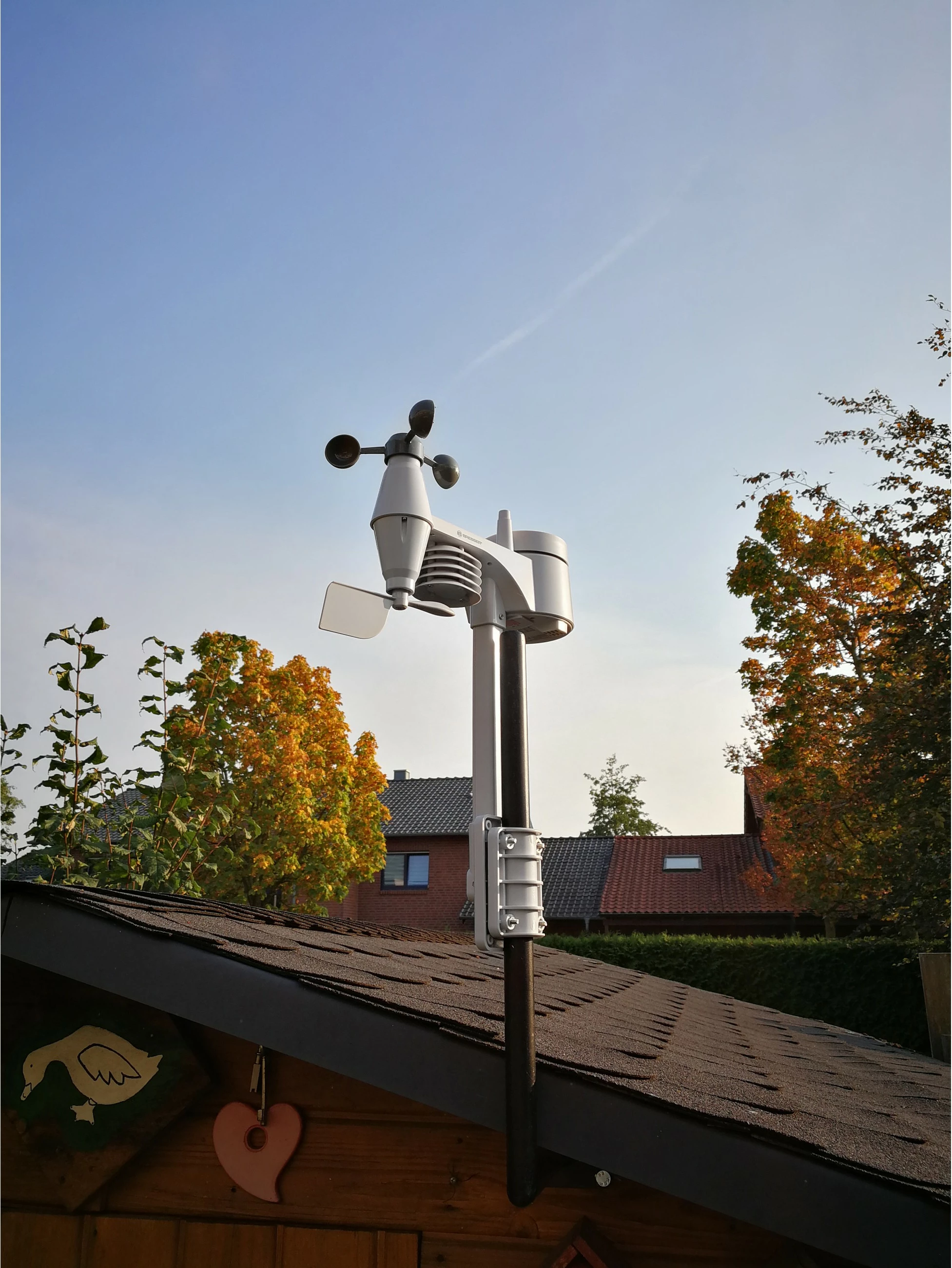 Stacion moti Bresser Wetter Center 5-in-1 Comfort, ekran me ngjyra