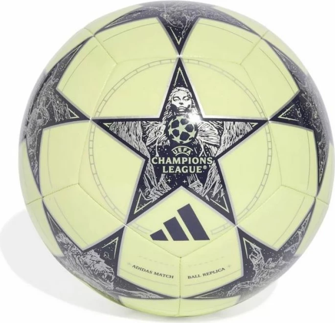 Top futbolli adidas për meshkuj dhe femra Real Madrid, zi-verdhë