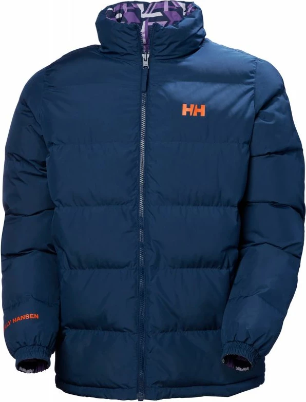 Jakne për meshkuj Helly Hansen YU 23 Revesible Puffer, ngjyrë vjollcë dhe blu marine [Madhësia: L]