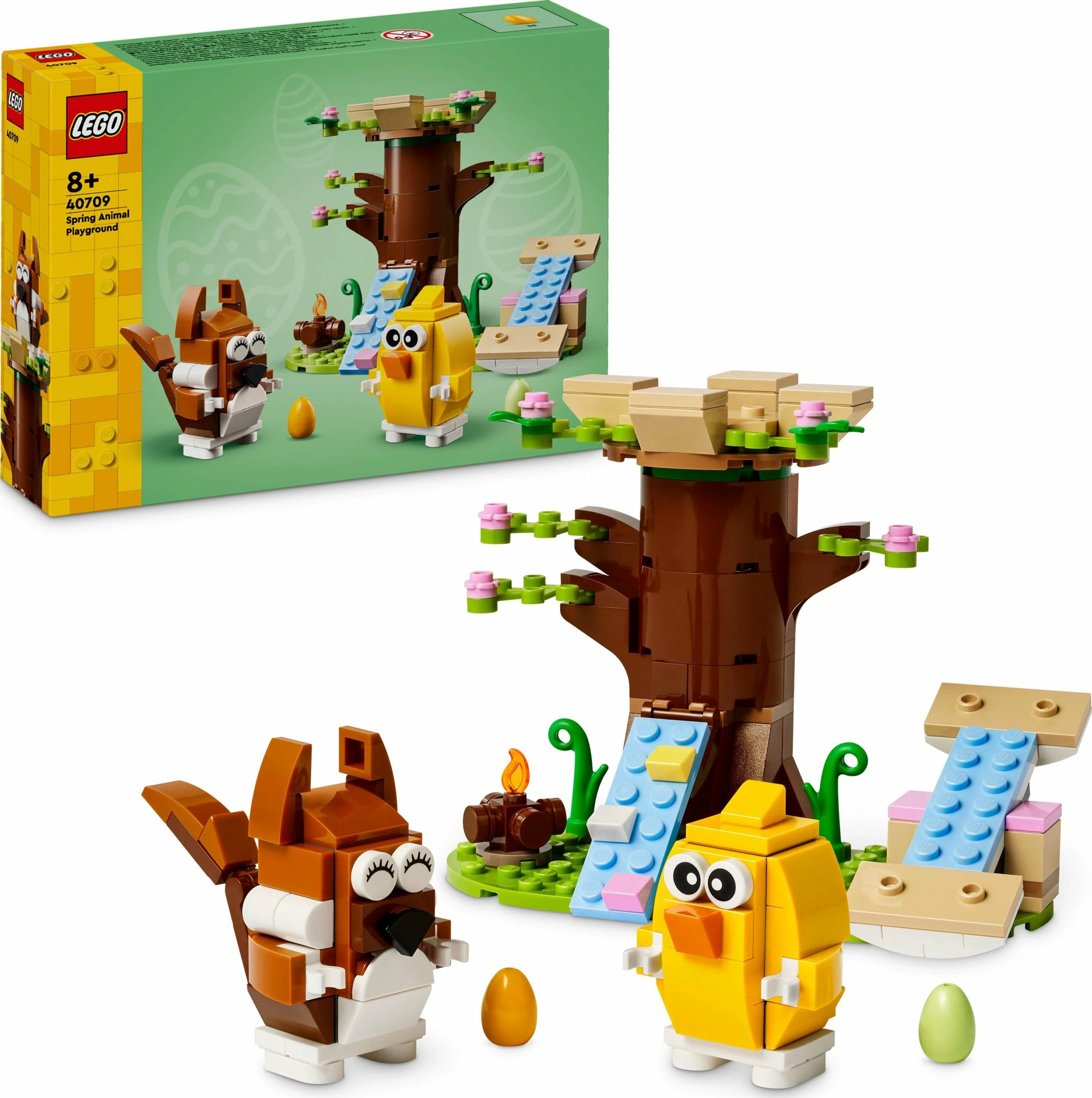 Set LEGO Creator 40709 Spring Playground for Animals, 172 copë, 8+