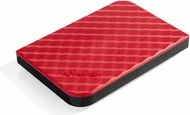 Hard disk i jashtëm Verbatim Store 'n' Go Portable 1TB USB 3.0 53203, zi/kuq
