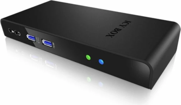 Stacion dokimi USB 3.0 ICYBOX IB-DK2241AC, HDMI, DVI-I, Gigabit LAN, 2x USB 3.0 + 4x USB 2.0, i zi