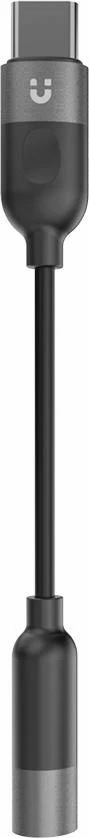 Adapter Unitek M1204A USB-C në Jack 3.5mm, kabllo 11 cm, i zi