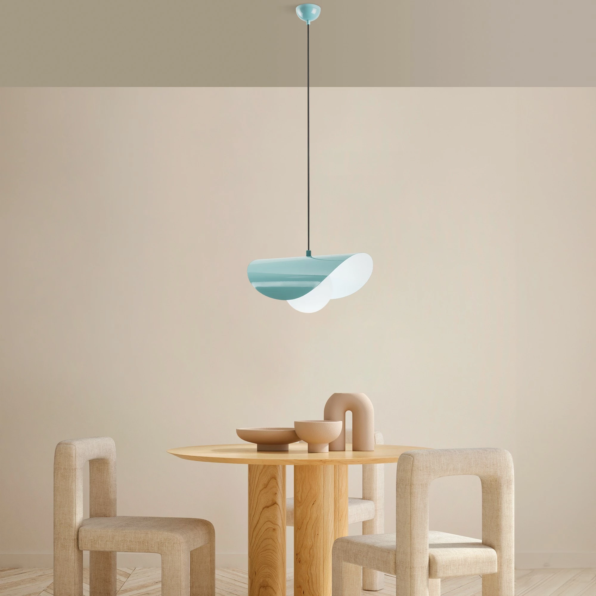 Llambë tavani Opviq, Vatoz - Nus - 2866, ngjyrë turquoise
