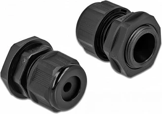 Glandë kablli DeLOCK PG13.5, IP68, për kabllo 5 mm, 2 copë, e zezë