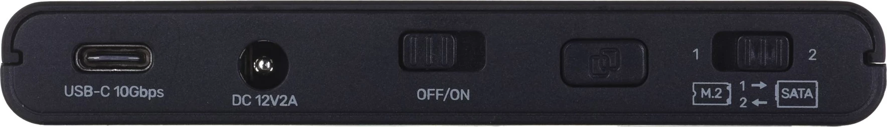 Kabëll UNITEK S1222A, USB 3.2 SATA 2,5/3,5' & M.2 PCIE/NVME, E zezë