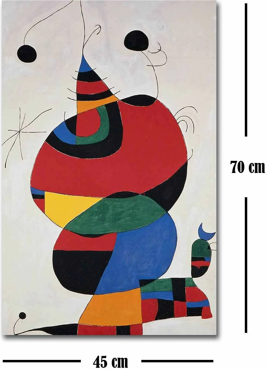 Pikturë dekorative në kanavacë, shumëngjyrëshe, FAMOUSART-079, 45x70cm