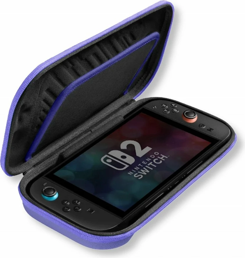 Çantë mbrojtëse për konzolë Yaxo TAHOE Cool Edition YAX-GA-CS-10, për Nintendo Switch/Switch 2, Blueberry Purple