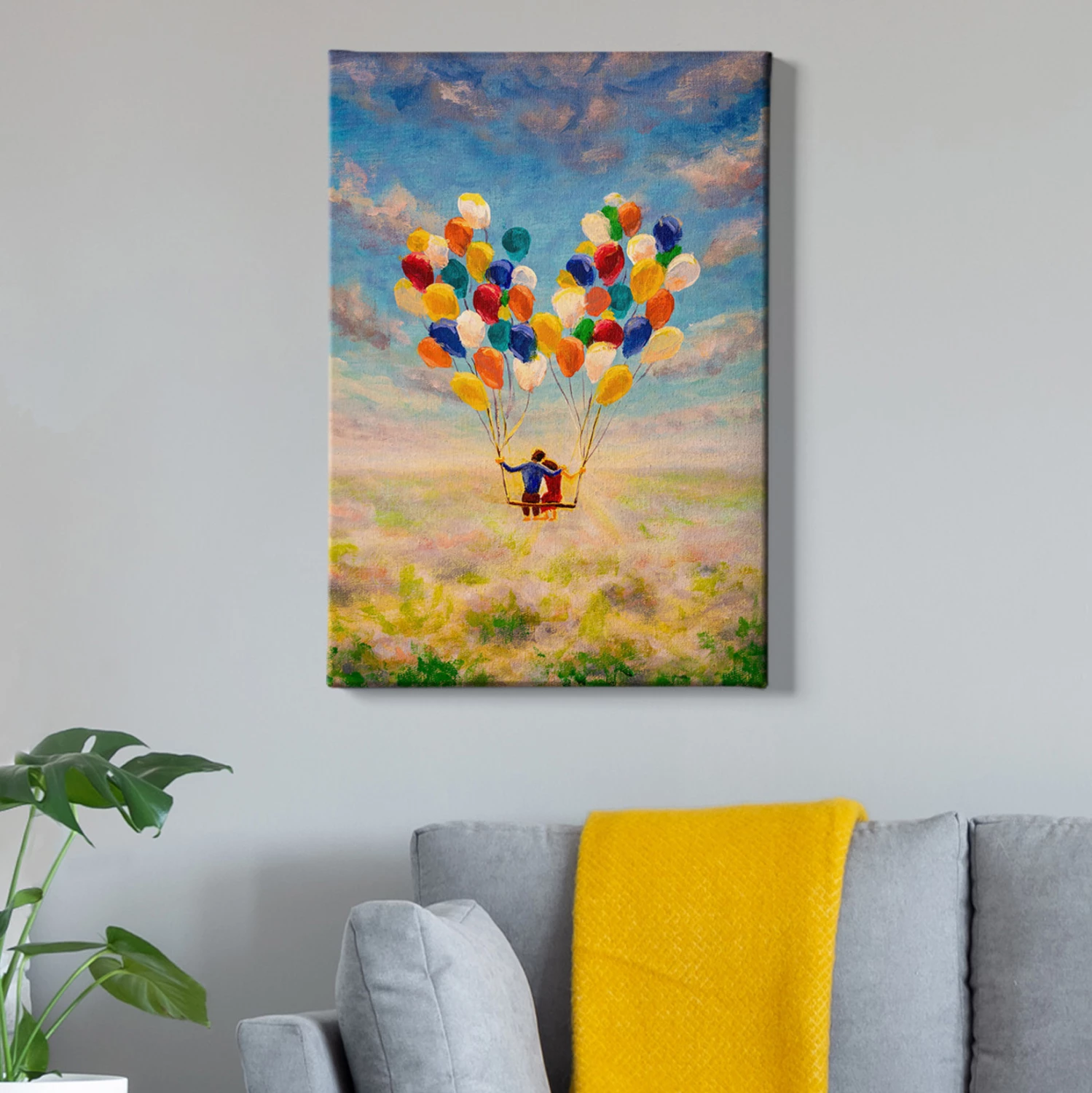 Pikturë muri GOBI FH4761, kanavacë e printuar, 50x3x70cm