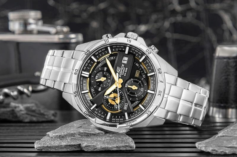 Orë dore për meshkuj Casio Edifice EFR-556D-1AVUEF, argjendtë