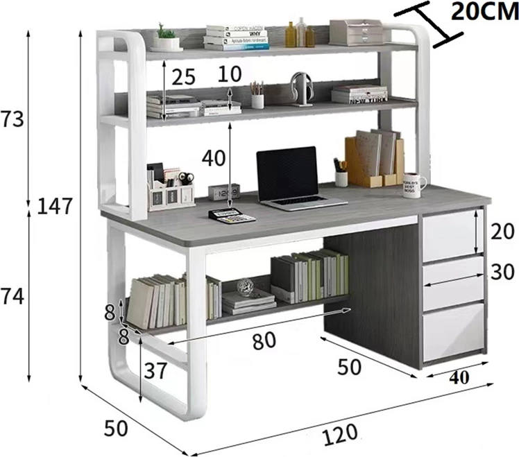 Set mobilje për zyre studentore Master, 2 copë
