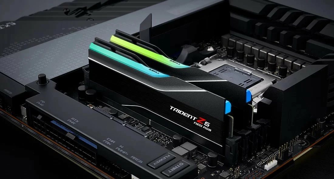 RAM Memorje G.Skill Trident Z5 Neo RGB 32GB (2x16GB) DDR5 6400MHz CL32, e zezë, set