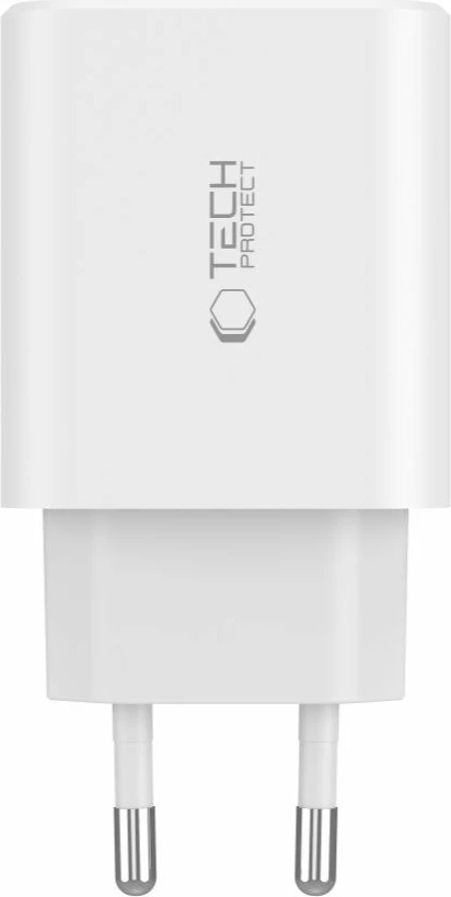 Karikues rrjeti Tech-Protect NC30W, 3 porta (2x USB-C PD 30W, 1x USB-A QC 3.0), i bardhë