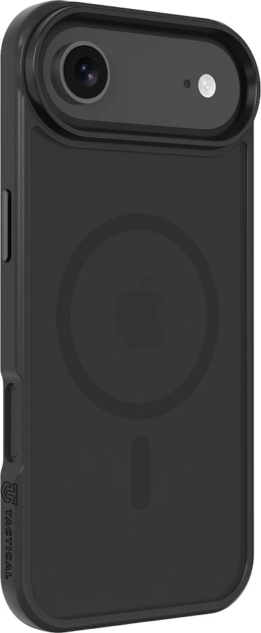 Mbështjellës Tactical Asphalt MagForce Hyperstealth për iPhone 17 Air, MagSafe, anti-shok, TPU/PC, zi transparent