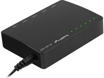 Switch Lanberg DSP2-1008, 12V, 8 porte, 1 GB/s
