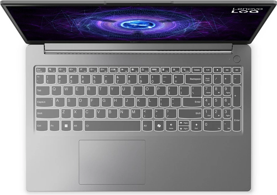 Laptop Lenovo LOQ 15IAX9E, 15.6", Intel Core i5-12450HX, 16 GB RAM, 512 GB SSD, NVIDIA RTX 2050, Gri