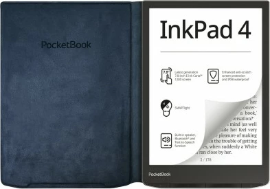 Mbështjellës PocketBook Charge InkPad 4/Color 2/3, Night Blue