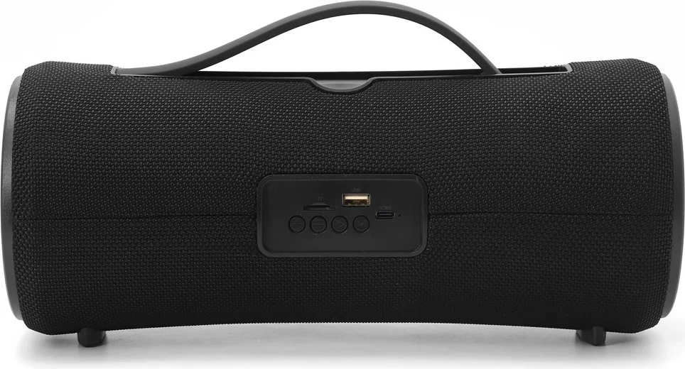 Bokse portative Gembird SPK-BT-LED-04, Bluetooth, LED, e zezë