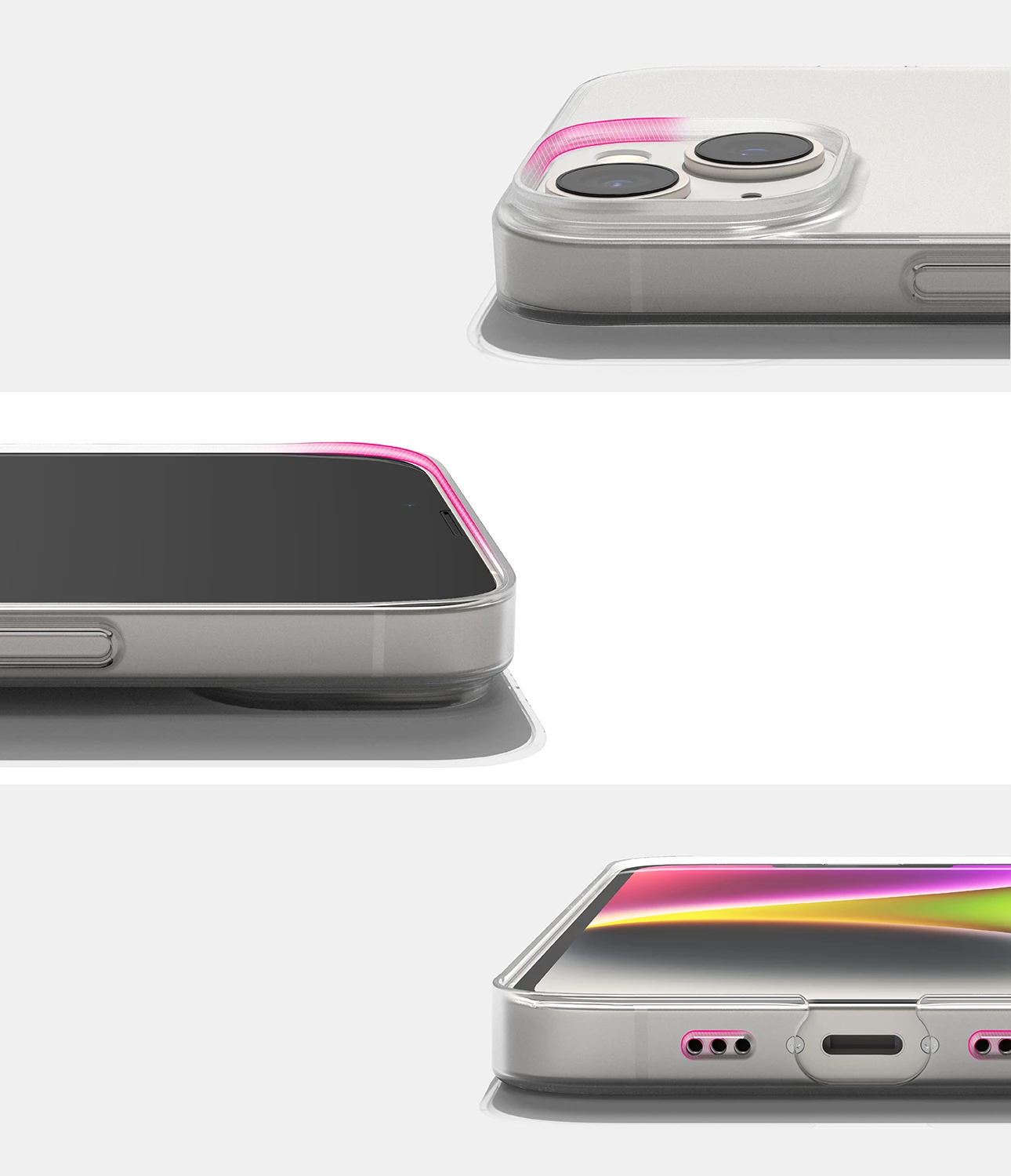 Mbështjellës Ringke Slim për iPhone 14 Plus, ultra i hollë, gjysmë-transparent