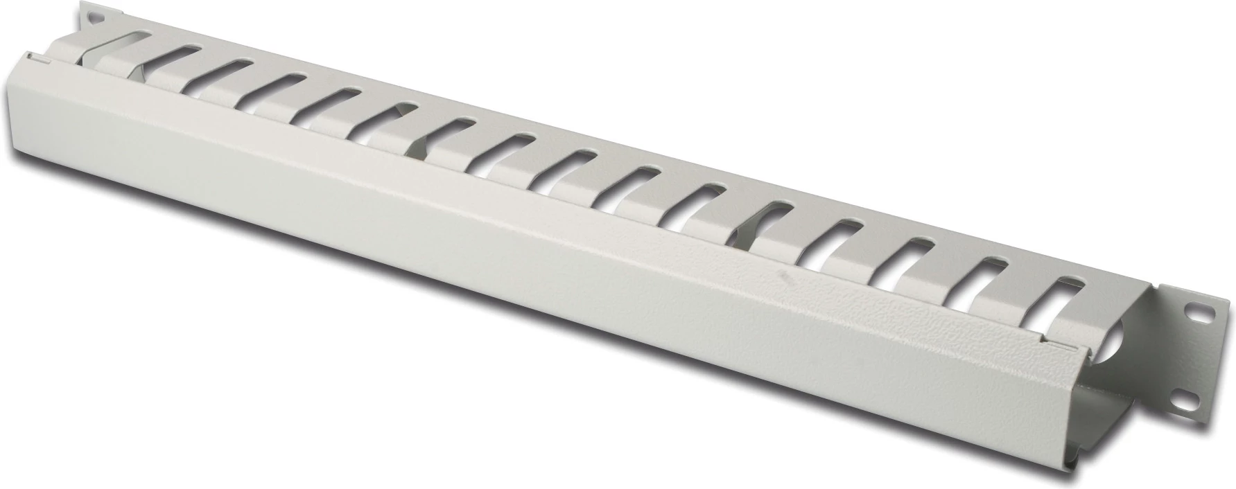 DIGITUS Panel menaxhimi kabllosh me kapak të heqshëm për kabina 483 mm (19”), 1U