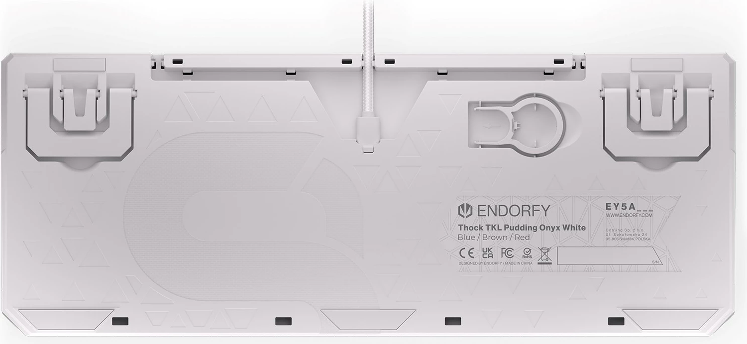 Tastierë gaming, Endorfy, TKL, RGB, e bardhë 