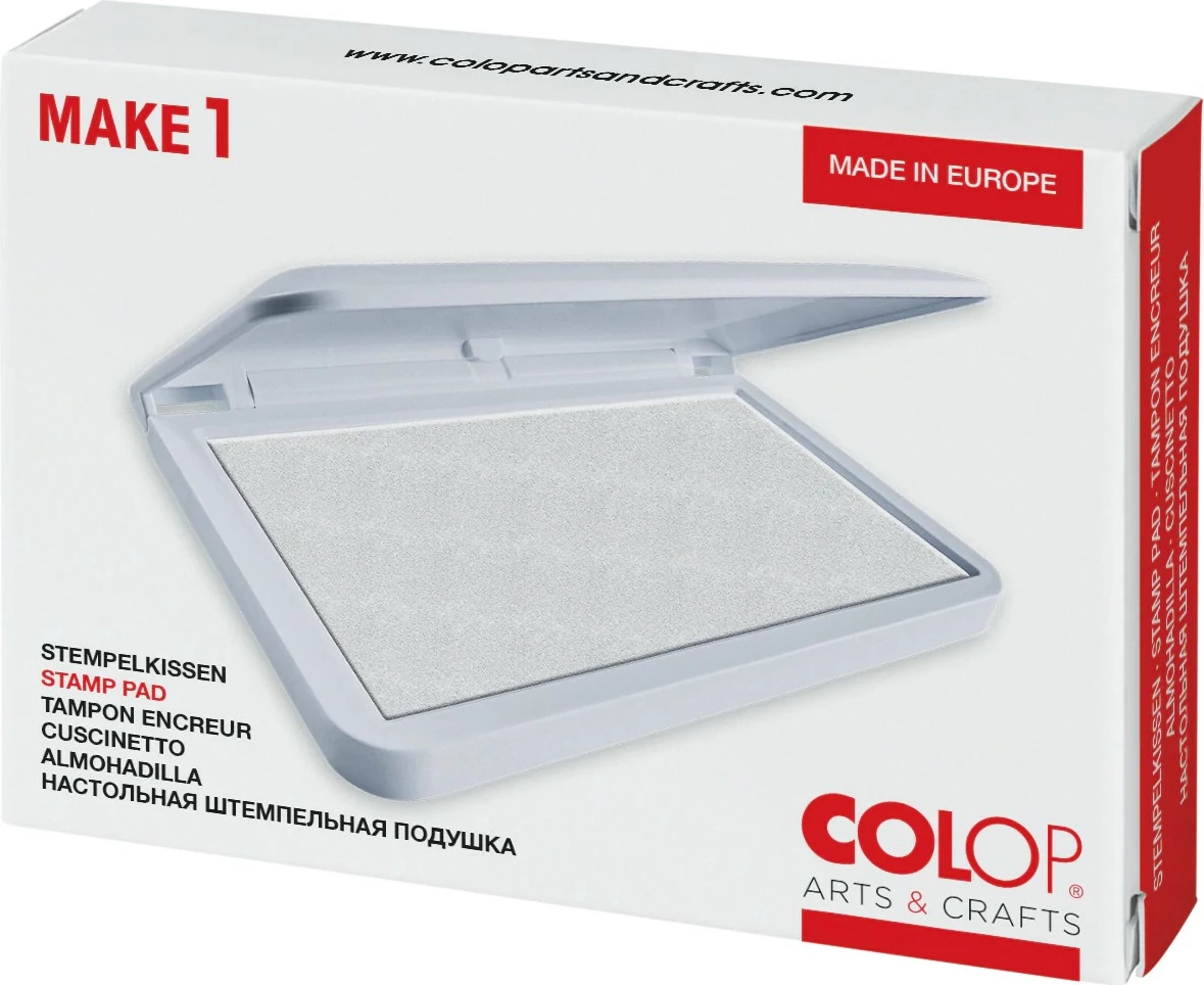 Jastëk stampimi COLOP MAKE1, Frozen White, 90x50mm
