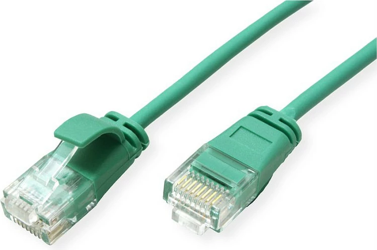 Kablë rrjeti ROLINE 21.44.3930 Cat6a crossover 0.15 m RJ-45, e gjelbër